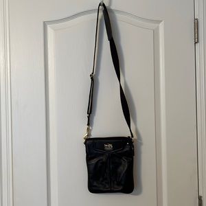 COACH cross body leather bag